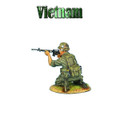 VN021 US 25th Infantry Division Kneeling Firing M-16 by First Legion