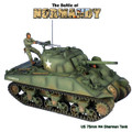 NOR047 US M4 75mm Sherman Tank - 2nd Armored Division by First Legion (RETIRED)