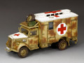 WH004 Opel Blitz Ambulance (Camouflage) by King and Country