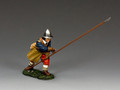 PnM002B Crouching Pikeman (Royalist) by King and Country