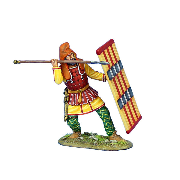 AG049 Persian Warrior with Spear and Shield by First Legion 