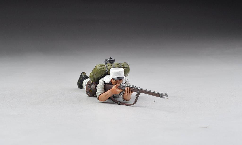 FFL034 Prone Firing Rifleman (Shirt) by Thomas Gunn Miniatures