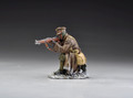 GW035B.  Kneeling Rifleman Winter by Thomas Gunn Miniatures