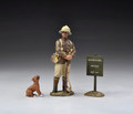 GW025B. British Guard & Boxer Puppy by Thomas Gunn Miniatures (RETIRED)