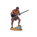 ZUL019  uMbonambi Zulu Warrior Loading Musket by First Legion