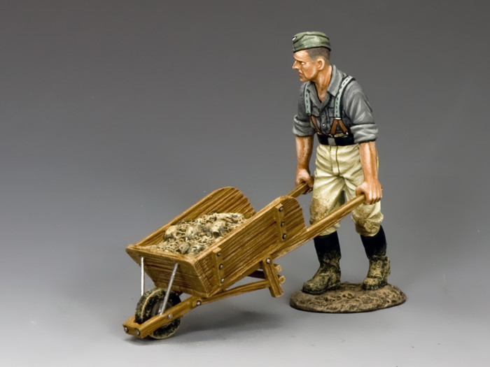 WH027. Engineer w/Wheel Barrow by King and Country (RETIRED