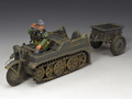 WH023. Sd. KFz.2 Kettenkrad and Trailer by King and Country (RETIRED)