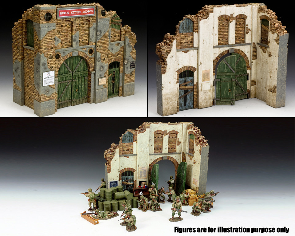 SP065 Battle Damaged Building by King and Country (RETIRED