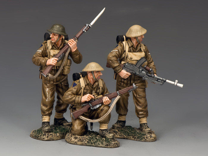 FOB117 Hotchkiss Machine Gun Crew Set by King and Country 