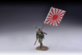 RS022A Japanese Flag Bearer (Green Uniform) by Thomas Gunn Miniatures