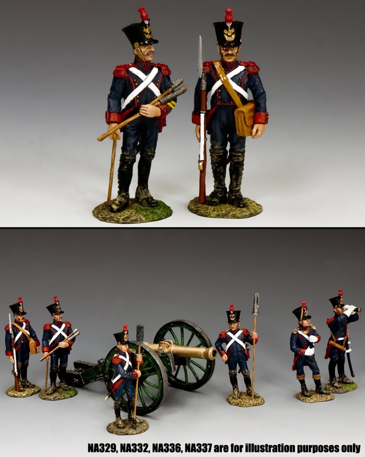 Set Figurines King & Country PNM015 - Gunners Parlementaires - Armée Anglaise - RETIRÉ - Neuf