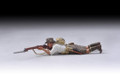 GW057B. Aussie Lying Down (White Shirt) by Thomas Gunn Miniatures