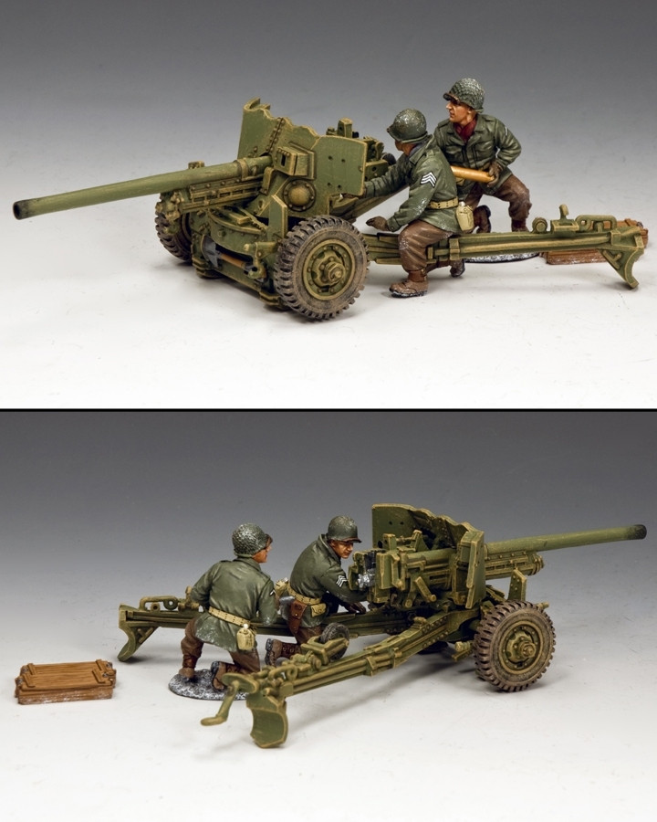KING & COUNTRY BATTLE OF THE BULGE BBA081 U.S INFANTRY WINTER ACTION SET MIB 