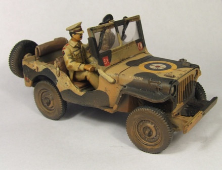 BRI32-01 Desert Rats Jeep by Ready4Action - Sager's Soldiers