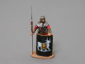 ROM003C  Roman Empire 9th Legionnaire Looking Left Black Shield MIB by Thomas Gunn Miniatures