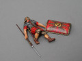 ROM009A  Roman Empire Dead Legionnaire Red Shield MIB by Thomas Gunn Miniatures