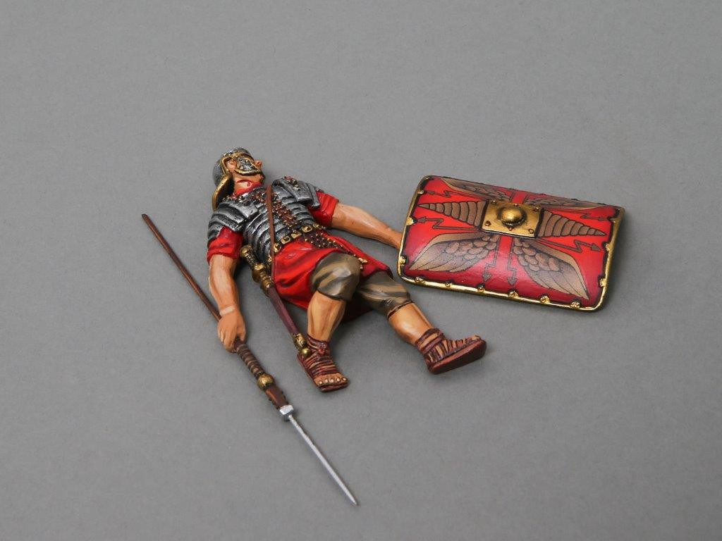 Red Roman Cavalry Legionnaire THOMAS GUNN ROM095A Painted Metal Figure 
