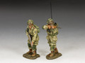 RETIRED DD266-2 Kneeling & Sitting Paratroopers by King & Country 101st Air 