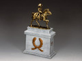 SP089-GR “Mounted Napoloen(BRONZE) w/Large Equestrian Statue Plinth (Greystone)”by King and Country