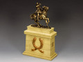 SP092-SA “Australian Lighthorse Bugler (BRONZE) w/Large Equestrian Statue Plinth (Sandstone) ”by King and Country