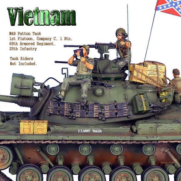 MINICHAMPS M48 A3 タンクモデル 1969年 M48 A3 Vietnam USMC Medium Main Gun Tank Minichamps 1:35
