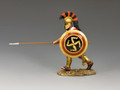 AG034. Hoplite Charging w/ Spear by King and Country (RETIRED)