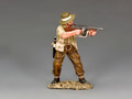 FOB144  British/Gurkha Officer Firing Tommy Gun by King and Country (RETIRED)