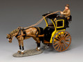 WoD058-1   Hansom Cab (Yellow) by King and Country (RETIRED)