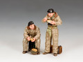 DD301  British Dismounted AFV (Armoured Fighting Vehicle) Crew Set #1 by King and Country   