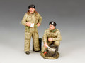 DD302  British Dismounted AFV (Armoured Fighting Vehicle) Crew Set #2 by King and Country   