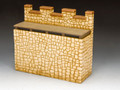 RF003(S) Roman Fort Straight Wall Section (Sandstone) by King and Country (RETIRED)