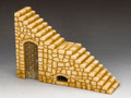 RF006(S) Roman Fort Stairs Section (Sandstone) by King and Country (RETIRED)