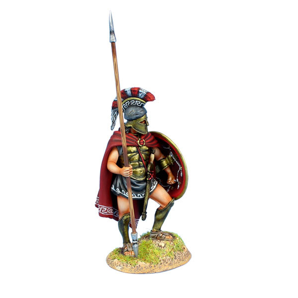 AG056 Greek Hoplite Spartan Leader by First Legion 