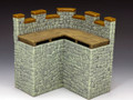 RF004(G) Roman Fort Corner Wall Section (Graystone) by King and Country (RETIRED)