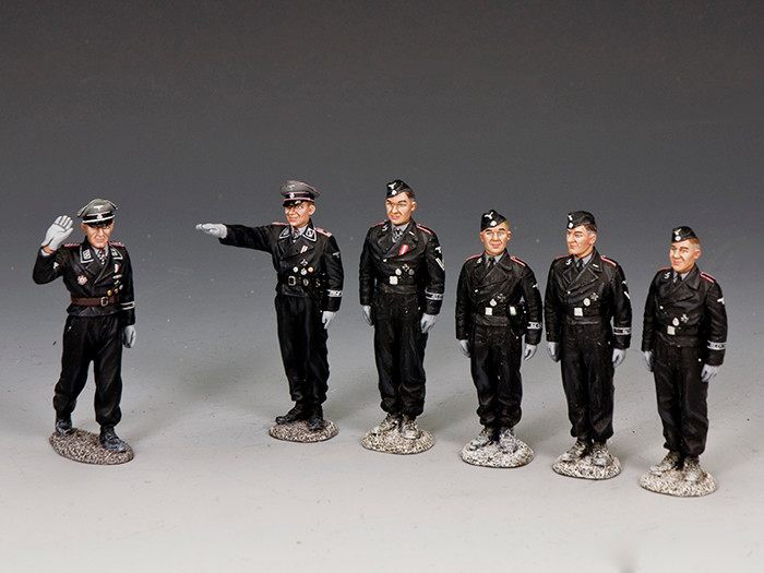 KING & COUNTRY'S メタル製フィギュアスケール1:30 17隊＋旗 WS345 When Wittmann Met Peiper by King & Country (RETIRED