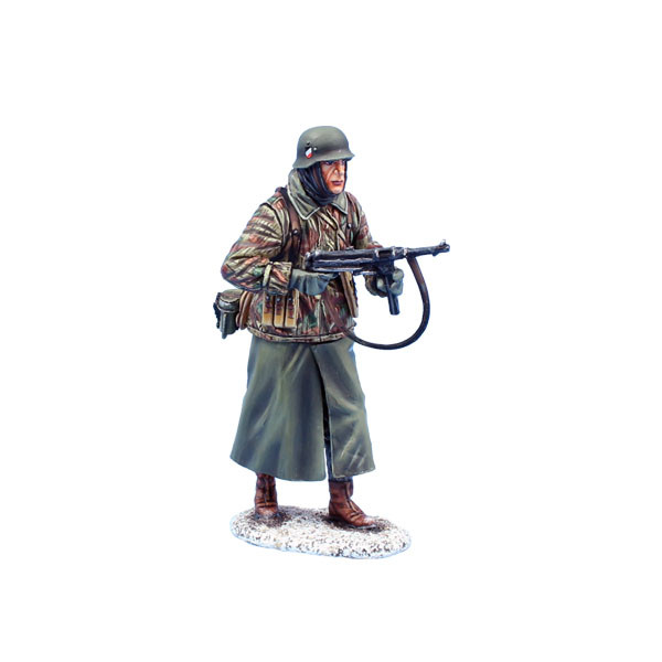 WAR PARK MINIATURES 1:30 WW2 GERMAN KH060 PANZERGRENADIER OFFICER WITH MP40 