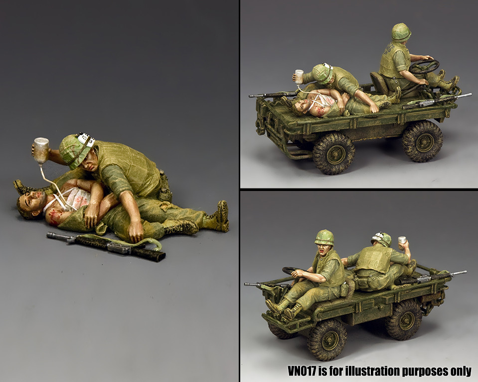 Figurines King & Country DD356 Casualties Set - Plomb Peint - Neuf En Boîte