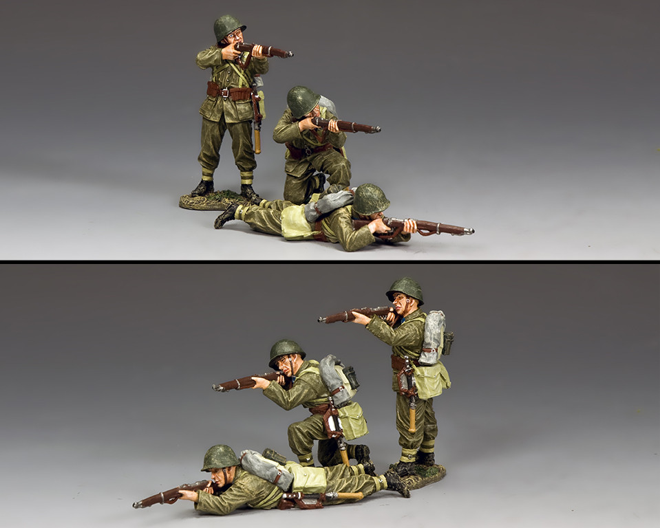 Figurine King & Country TRW176 - Fighting To The End - Échelle 54mm