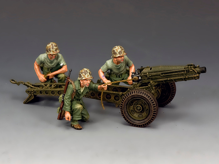 MG047 M1A1 75mm Pack Howitzer by King and Country