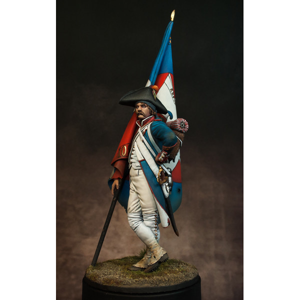 FL7517 Napoleonic French Rev Officer 1796-1805 Unpainted kit by First Legion 
