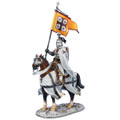 CRU107 Mounted Teutonic Knight Standard Bearer by First Legion (RETIRED)