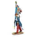 FPW004 French Line Infantry Standard Bearer with Tattered Flag 1870-1871 by First Legion