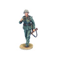 GERSTAL067 German Soldier Walking with MG34 Drums  by First Legion