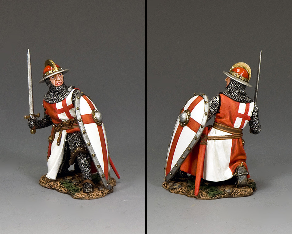 MK191 Kneeling Crusader by King and Country (RETIRED) - Sager's