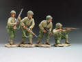 DD033  Attacking 4 Man Attack Patrol by King & Country (Retired)