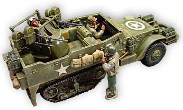 DD035 M16 Quad 50 Halftrack by King & Country (Retired) - Sager's