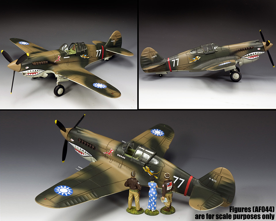 AF045 The Flying Tigers P40 by King and Country (RETIRED