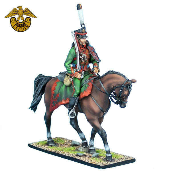 NAP0531 French Imperial Guard Chasseur a' Cheval Officer by First Legion 