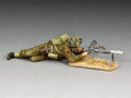 DD342(B) Lying Prone Bren Gunner (sand base) by King and Country   