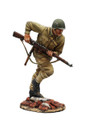 RUSSTAL062 Russian Infantry Running with Mosin Rifle by First Legion